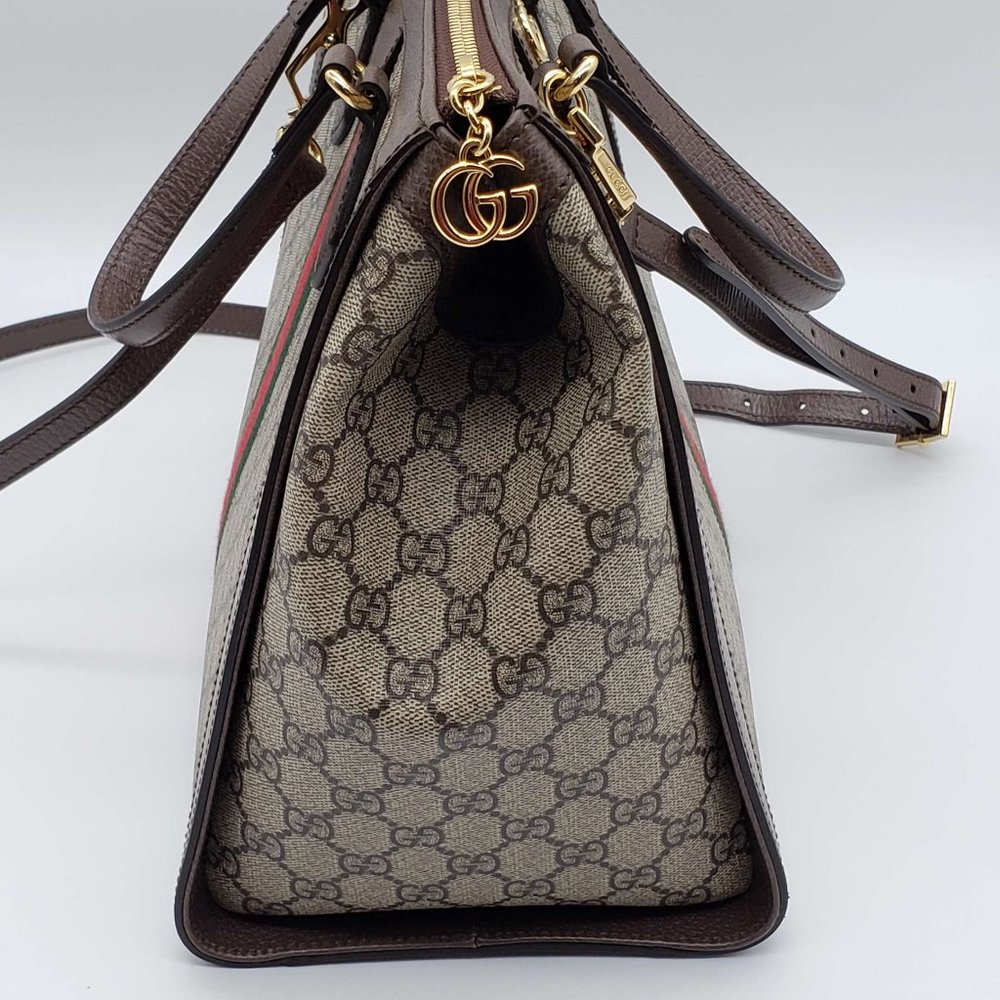 100% Authentic Gucci GG Ophidia Medium Supreme Handbag and Shoulder Bag - Picture 4 of 16